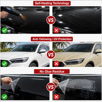 Film de protection de peinture (PPF) transparent auto-cicatrisant en TPU pour carrosserie de voiture, durable pour extérieur, idéal pour camping-car, SUV et camion