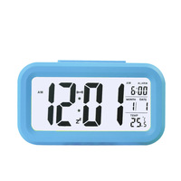 Jam Alarm Digital LED kustom harga istimewa jam Alarm kalender elektronik meja pengatur waktu tunda
