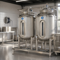 Pabrik & Lini Produksi Susu Kedelai Otomatis KangDeLi dengan Teknologi Masak Mikro-Tekanan, Daya 4.5KW, Kapasitas 1000L/H-10000L/H