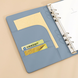 Tùy chỉnh A5 sang trọng 2026 kế hoạch 6 vòng chất kết dính Nhật Ký Tạp Chí Loose-Leaf máy tính xách tay da cho món quà - Product Image 3