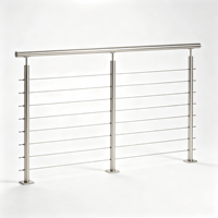 Prix usine – Garde-corps à câbles facile à installer, fixation supérieure pour terrasses et balcons (OEM)