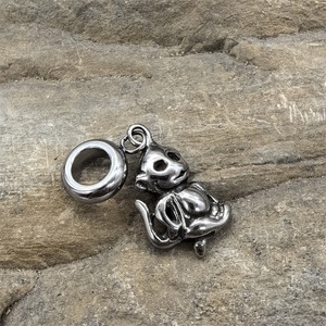 Ciondolo Scorrevole in Corda di Pelle con Grande Gancio, Effetto 3D, Segni Zodiacali Cinesi Vivaci, in Acciaio Inossidabile Personalizzato Yiwu Aceon - Product Image 3