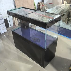 Lampu Led tangki ikan vertikal logam campuran aluminium lampu kaca akuarium tangki ikan besar dengan filter Eco - Product Image 3