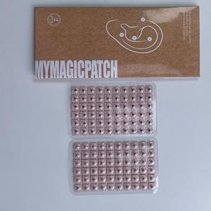 Autocollants auriculaires Vaccaria de premier choix, recharge pour points auriculaires, perles d'acupression magnétiques dorées, graines auriculaires - Product Image 1