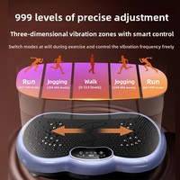 Plataforma Vibratoria Power Plate Unisex para Adelgazar, Máquina de Ejercicios con Vibración para Pérdida de Peso