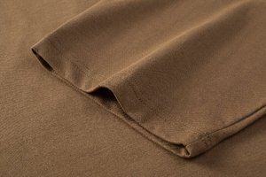 Magliette da uomo Boutique 300 grammo 100% cotone Oversize a tracolla con logo personalizzato camicie bianche all'ingrosso - Product Image 3