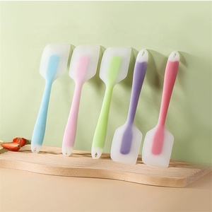 Juego de Espátulas de Silicona Planas de Grado Alimenticio para Protección de la Salud y el Medio Ambiente, Utensilios de Cocina Resistentes al Calor para Hornear - Product Image 6