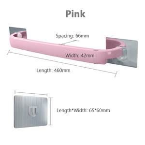 Hot Sale Factory Price Multifunctional <b>Wall</b>-<b>Mounted</b> Storage Rack NO Drilling Towel Bar Single Towel Rack <b>Wall</b> <b>shelves</b> - Product Image 4