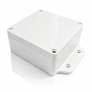 Boîtier en plastique personnalisé, étanche, en ABS, pour applications électriques, indice de protection IP66, blanc, avec bride, boîte de jonction extérieure, boîtier en plastique - Product Image 3