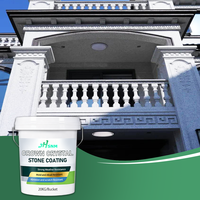 Peinture époxy liquide effet cristal 5D pour revêtement extérieur de pierre, couleur naturelle, anti-moisissure et anti-décoloration