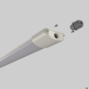 Luminaire LED Tri-proof certifié ROHS, étanche IP65, marche/arrêt, 36W, connectable, pour entrepôt industriel - Product Image 3