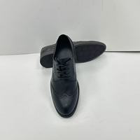 Mocassins Homme Classiques Noirs à Lacets, Bout Fermé, Imperméables, Tige en PU, Bonne Qualité, Pas Chers, Rehaussants, Chaussures Habillées Officielles