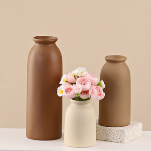 Morandi Color Series Vase en céramique grand moyen petit ensemble de trois pièces pour table à manger meuble TV ornement et décoration de <span class=keywords><strong>la</strong></span> maison - Product Image 2