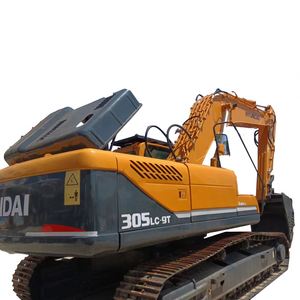 Mini-excavatrice d'occasion Hyundai R305LC-9T 30T à chenilles, matériel de terrassement et de construction, avec moteur Doosan et pompe intégrée - Product Image 1
