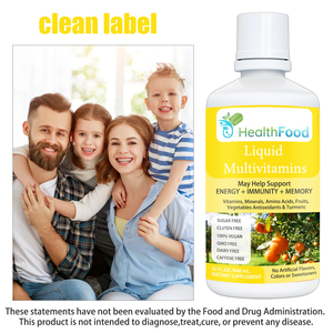Best Selling Healthy Skin Support Liquid Drink Vitamins <b>Supplement</b> Enhance Antioxidant GMO Free Multivitamins Minerals - Product Image 4
