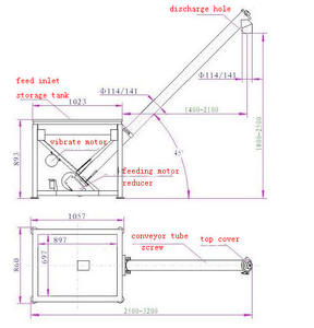 BODI 2025 <span class=keywords><strong>Best</strong></span> verkochte automatische schroeftransporteur van roestvrij staal SS304 voor zout, 5 ton/uur, hoge efficiëntie, gemonteerd - Product Image 2