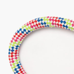 All'ingrosso 8-Shaped Nylon cane giocattolo eco-friendly cartone animato morso coniglio giocattolo colorato corda di cotone per piccoli cuccioli a basso prezzo - Product Image 6