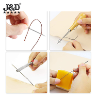 Ensemble d'outils de couture No.08 cuir, bricolage, accessoires d'aiguilles de couture, kit de bricolage cuir artisanal, pièce pour repas
