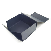 Boîte cadeau pliable de qualité supérieure, boîte cadeau en papier à couvercle rabattable avec poignée portable, boîte cadeau pliable pour artisanat