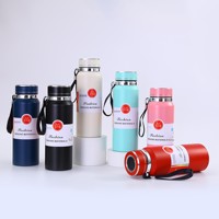 Nouvelle tasse isotherme en acier inoxydable 316, compacte et portable, bouteille sport à double paroi sous vide avec infuseur à thé intégré et poignée de transport