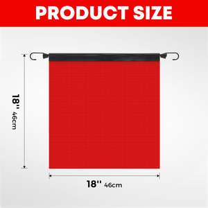1818 inç boy uyarı işaretleri kanca emniyet uyarı bayrağı Mesh emniyet bayrağı uyarı işareti ile vinil ve Bungee kordon - Product Image 4