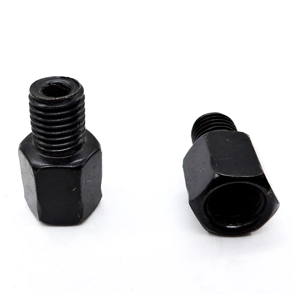 Motorcycle accessories Mirror Adapters Bolts Screws Black 10mm 8mm Clockwise and Counterclockwise Thread