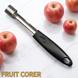 Descorazonador de Manzanas de Acero Inoxidable con Hoja Dentada, Mango Antideslizante, Herramienta para Quitar el Núcleo de Frutas y Verduras para el Hogar y la Cocina - Product Image 1