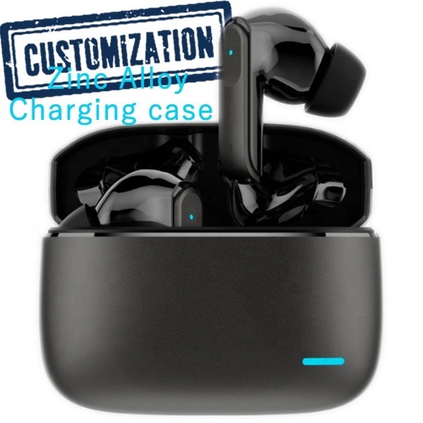 Wholesale LOGO Customized X28 Zinc Alloy True Wireless Earphones Stereo High Quality In-ear Earbuds with LED Display
