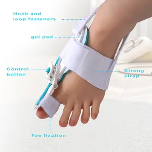 S-King足の親指外反母趾整形外科用ブレースつま先矯正器調節可能なつま先セパレーター外反母趾矯正器