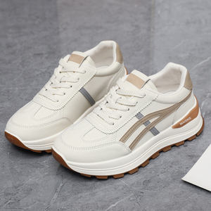<span class=keywords><strong>Scarpe</strong></span> da <span class=keywords><strong>Tennis</strong></span> Ergonomiche da Donna con Tomaia in Pelle e Ammortizzazione per Tutte le Stagioni, Ideali per Feste Estive, Ufficio e Allenamento Indoor - Product Image 3