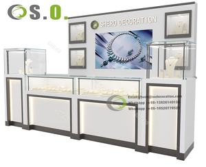 Miroir pleine longueur monté sur porte murale coulissante Costume armoire à <span class=keywords><strong>bijoux</strong></span> en bois <span class=keywords><strong>vitrine</strong></span> pour <span class=keywords><strong>bijoux</strong></span> - Product Image 1