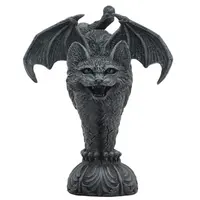 गोथिक पंखों वाला बिल्ली परनाला गार्जियन राल मूर्ति