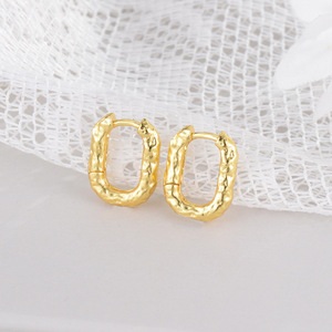 REETI 925 Sterling <strong>Silver</strong> <strong>Earrings</strong> U Ellipse <strong>Drop</strong> <strong>Earrings</strong> for Women Gift Earings Fashion Jewelry - Product Image 1