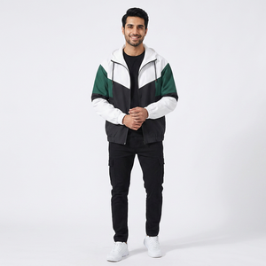 Veste coupe-vent décontractée unisexe de haute qualité pour hommes, style safari, avec fermeture éclair, vente en gros 2026 - Product Image 1