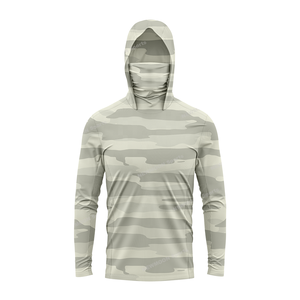 Camiseta de Pesca para Hombre, Personalizada con Logotipo, Talla Grande, Transpirable, de Manga Larga, Secado Rápido, Protección UV UPF 50, Duradera, de Spandex/Poliéster - Product Image 2