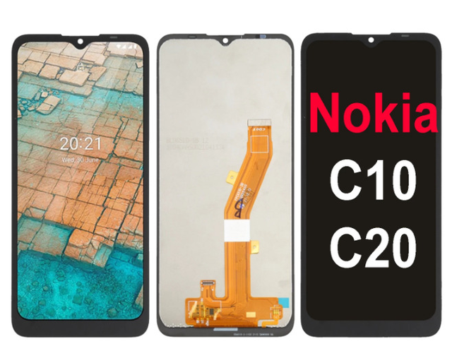 Tested 100% Working Lcd Mobile Phone Accessories Screen Replacement Display for Nokia C10/C20