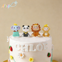 Decoraciones Comestibles para Pasteles, Adornos de Gelatina en Forma de Animales 3D, Grado Alimenticio, Seguros, Halal, Venta al Por Mayor