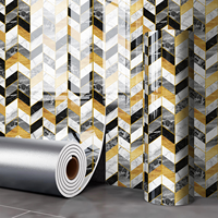 Rouleaux de papier peint en PVC marbré moderne, autocollants muraux en marbre imperméables pour cuisine, salle de bain, hôtel, appartement