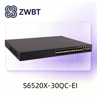 H3C S6520X-30QC-EI Switch de Agregación Empresarial de Capa 3 10G, 24x1/10G SFP+, 2x40G QSFP+, Apilable IRF, Red Modular para Centros de Datos