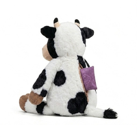 Peluche personnalisée 2026 : Vache lestée en peluche, design de poupée