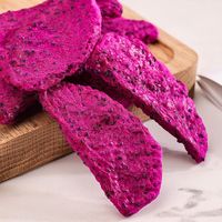 Fabrieksleverancier van bulk gevriesdroogde rode drakenfruit (pitaya) plakjes, groothandel voor snacks & voedselverwerking grondstoffen