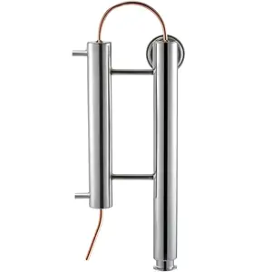 PEIXU Column Reflux Still Alcohol Ethanol Distiller Stainless Steel with/ 2" Column