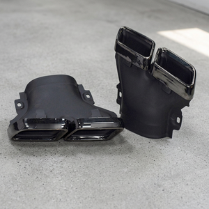 Puntas de escape cuádruples de acero inoxidable 304 para Mercedes Clase E W213, actualización estilo E63 AMG, tubo de escape para E200 E300 - Product Image 3
