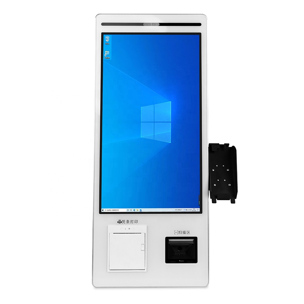 Белые окна киоски с самооплатой WIFI IC ID card reader настенное крепление все в одном ПК