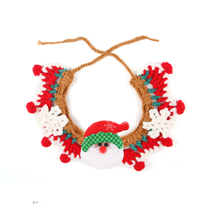 Collection Hiver 2024 : Écharpe en Coton Tricoté, Nouveauté Transfrontalière, Collier Décoratif de Noël pour Animaux de Compagnie, Accessoire Portable pour Animaux - Product Image 3