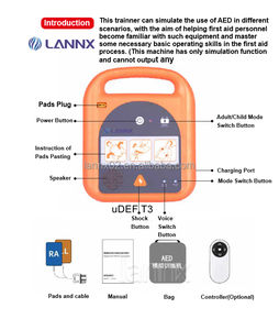 <span class=keywords><strong>Défibrillateur</strong></span> DEA LANNX uDEF T3 Bon marché Entraîneur d'urgence <span class=keywords><strong>Formation</strong></span> en RCR Infirmière <span class=keywords><strong>Défibrillateur</strong></span> externe Machine d'entraînement DEA - Product Image 2