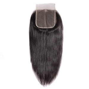 Cierre de Encaje 4x4 de Cabello Humano Brasileño 100% Liso con Cierre Frontal de Encaje, Precio de Fábrica - Product Image 4
