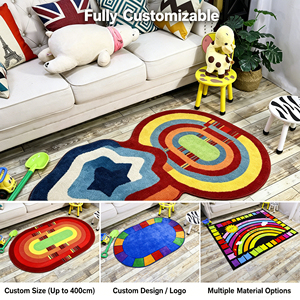 <span class=keywords><strong>Tapis</strong></span> de jeu pour bébé en mousse gel, <span class=keywords><strong>tapis</strong></span> de sol épais et rembourré, antidérapant, lavable, <span class=keywords><strong>tapis</strong></span> d'activité pour bébé, <span class=keywords><strong>tapis</strong></span> moderne pour enfants - Product Image 6