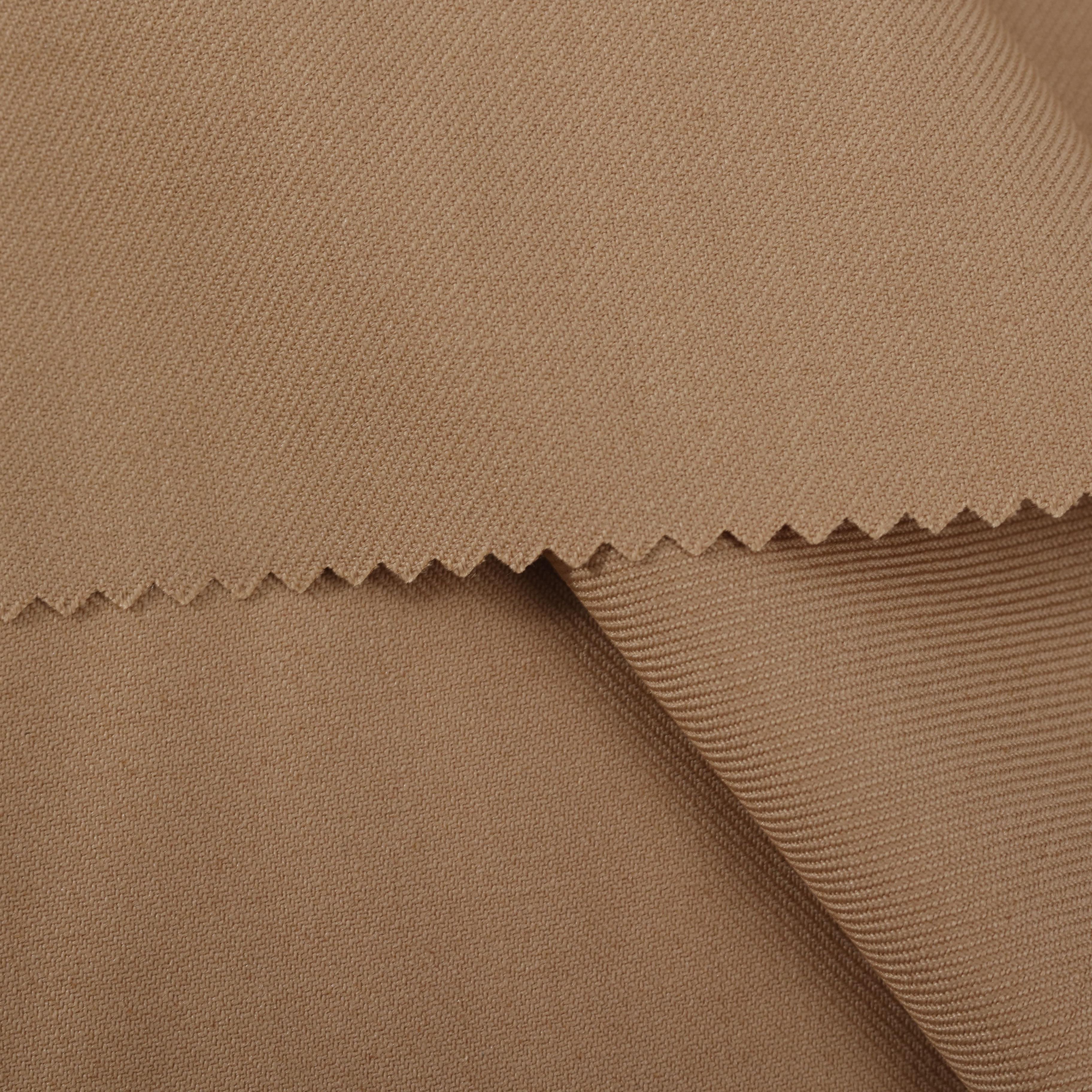 Hot Selling Polyester Wool Fabric In-Stock Items Worsted Woven Breathable Wool Fabric