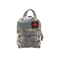 Trousse de premiers soins de survie JCMED en camouflage blanc pour l'extérieur, avec fournitures médicales d'urgence essentielles